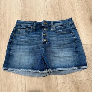 Universal Threads Denim Blue Women's Shorts Button Closure Size 12